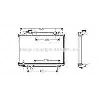 MZ2171 AVA QUALITY COOLING Радіатор охолодження двигуна