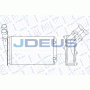 M-2070730 JDEUS Теплообмінник обігрів салону