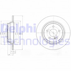 BG4298C DELPHI Гальмівний диск