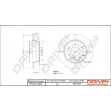 DP1010.11.0075 Dr!ve+ Гальмівний диск