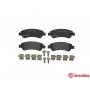 P 61 091 BREMBO Комплект гальмівних колодок дисковий гальм