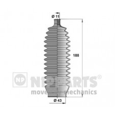 J2847010 NIPPARTS Комплект пильника рульове управління