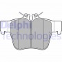 LP3277 DELPHI Комплект гальмівних колодок дисковий гальм