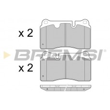 BP3444 BREMSI КомплеК т гальмівних колодок, дискове гальмо