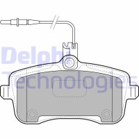 LP1890 DELPHI Комплект гальмівних колодок дисковий гальм