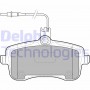 LP1890 DELPHI Комплект гальмівних колодок дисковий гальм