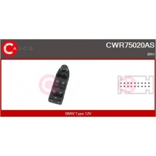 CWR75020AS CASCO Вимикач склопідйомник