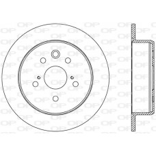 BDR2460.10 OPEN PARTS Гальмівний диск