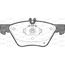 BPA0601.00 OPEN PARTS Комплект гальмівних колодок дисковий гальм
