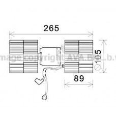 FD8569 AVA QUALITY COOLING Вентилятор салону