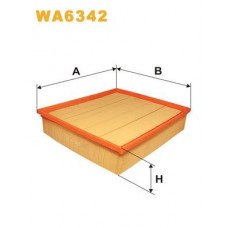 WA6342 WIX FILTERS Повітряний фільтр