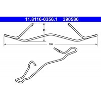 11.8116-0356.1 ATE Пружина, Гальмівний супорт