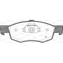 BPA0172.30 OPEN PARTS Комплект гальмівних колодок дисковий гальм