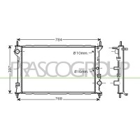 FD930R002 PRASCO Радіатор охолодження двигуна