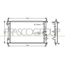 FD930R002 PRASCO Радіатор охолодження двигуна