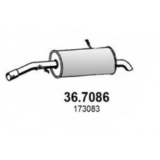 36.7086 ASSO Глушник вихлопних газів кінцевий