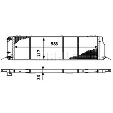 CR 403 000S MAHLE Радіатор охолодження двигуна