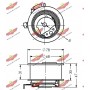 03.80423 AUTOKIT Натяжний ролик ремінь ГРМ