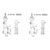 300233 AL-KO Амортизатор