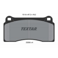 2329301 TEXTAR КомплеК т гальмівних колодок, дискове гальмо