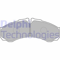LP1802 DELPHI Комплект гальмівних колодок дисковий гальм