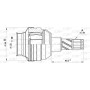 CVJ5427.20 OPEN PARTS Шарнирный комплект, Привідний вал