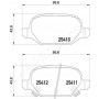 PP-0214AF JAPANPARTS Комплект гальмівних колодок дисковий гальм