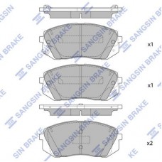 SP1849 Hi-Q Комплект гальмівних колодок дисковий гальм