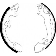 8DB 355 002-231 HELLA PAGID Комплект гальмівних колодок