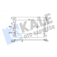 343135 KALE OTO RADYATÖR Конденсатор кондиціонера