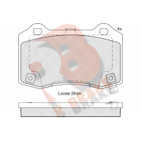 RB2230 R BRAKE Комплект гальмівних колодок дисковий гальм