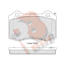 RB2230 R BRAKE Комплект гальмівних колодок дисковий гальм