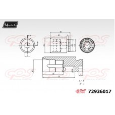 72936017 MAXTECH Поршень корпус скоби гальма