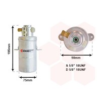 3000D266 VAN WEZEL Осушувач кондиціонера