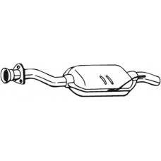 175-009 BOSAL Середній глушник вихлопних газів