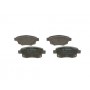 0 986 495 281 BOSCH Комплект гальмівних колодок дисковий гальм