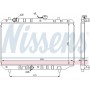 64154 NISSENS Радіатор охолодження двигуна