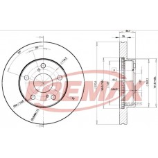BD-2810 FREMAX Гальмівний диск