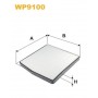 WP9100 WIX FILTERS Фільтр повітря у внутрішньому просторі