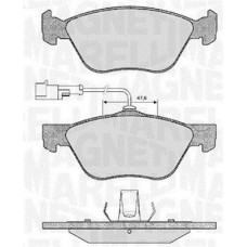 363916060101 MAGNETI MARELLI Комплект гальмівних колодок дисковий гальм