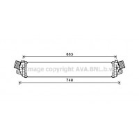 AL4129 AVA QUALITY COOLING Интеркулер