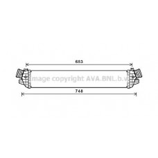 AL4129 AVA QUALITY COOLING Интеркулер