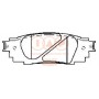 704-17241 IAP QUALITY PARTS КомплеК т гальмівних колодок, дискове гальмо