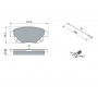 0986494171 BOSCH КомплеК т гальмівних колодок, дискове гальмо