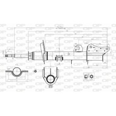 SAB8034.32 OPEN PARTS Амортизатор
