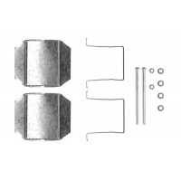 1 987 474 333 BOSCH Комплектуючі колодки дискового гальма