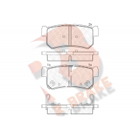 RB1646 R BRAKE Комплект гальмівних колодок дисковий гальм