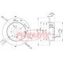 BD7032 FREMAX BRAKE DISC HIGH CARBON