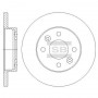 SD3050 Hi-Q Гальмівний диск