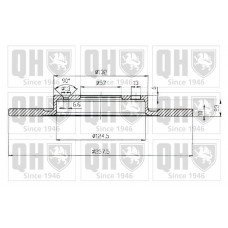 BDC3648 QUINTON HAZELL Гальмівний диск